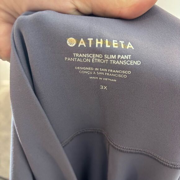 Athleta Transcend Slim Pant NEW with tags Size 3X Dusk Purple - Picture 8 of 15